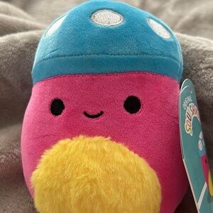 Squishmallows Pink and Blue Mushroom Plush